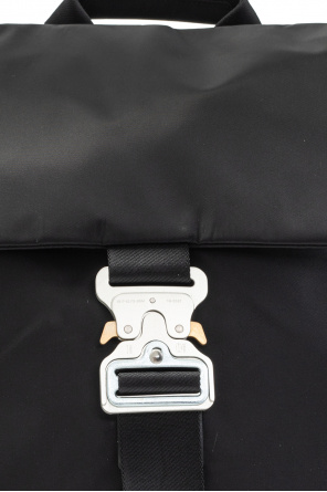 Recycled Ripstop Duffel Bag - Black Backpack with buckles